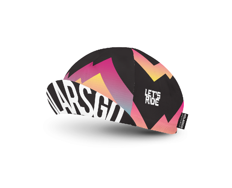 Czapka kolarska PINK BLACK zdjęcie 2