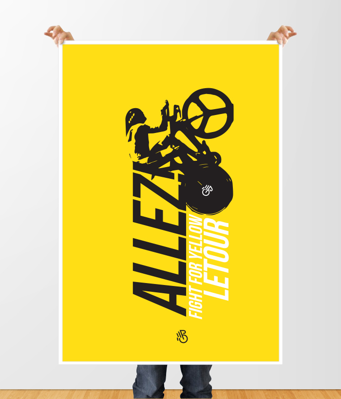 Letour Allez! Fight for yellow poster zdjęcie 1