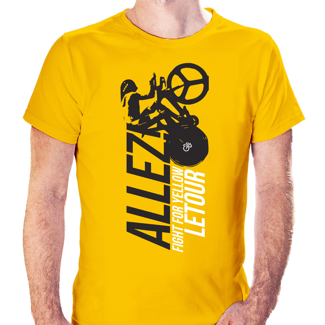 Koszulka Letour Allez! Fight for yellow - yellow
