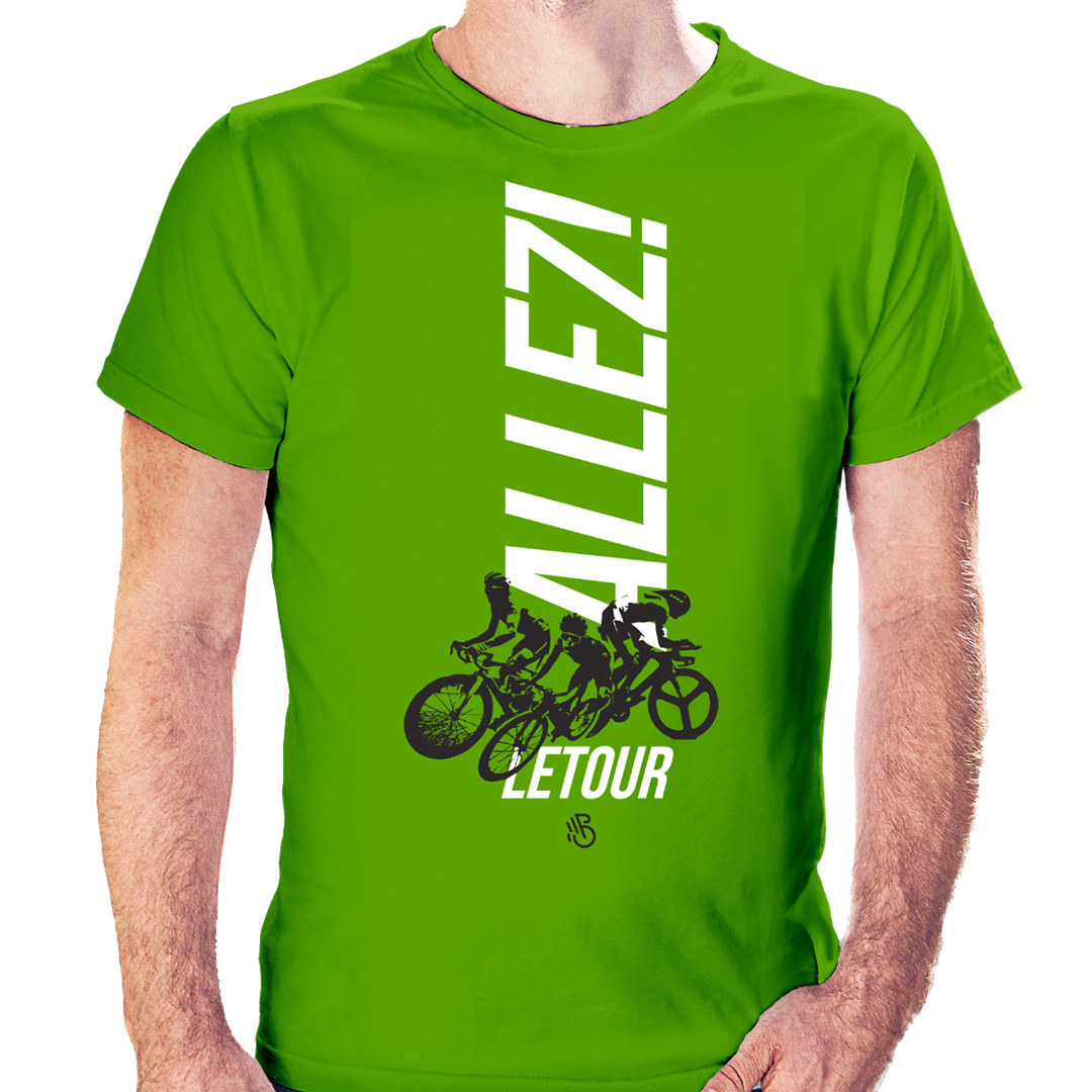 Koszulka Letour Allez! green zdjęcie 1
