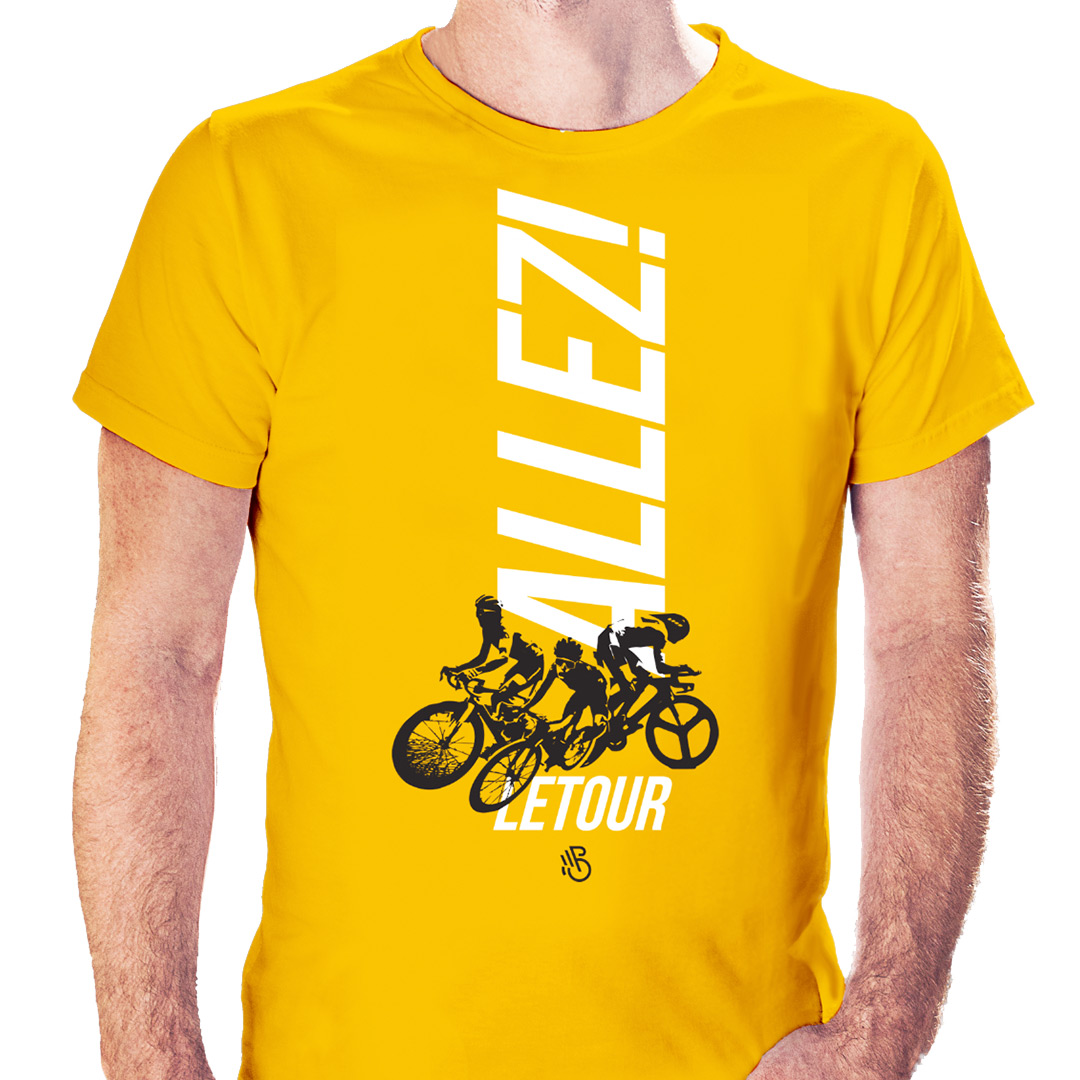 Koszulka Letour Allez! yellow zdjęcie 1