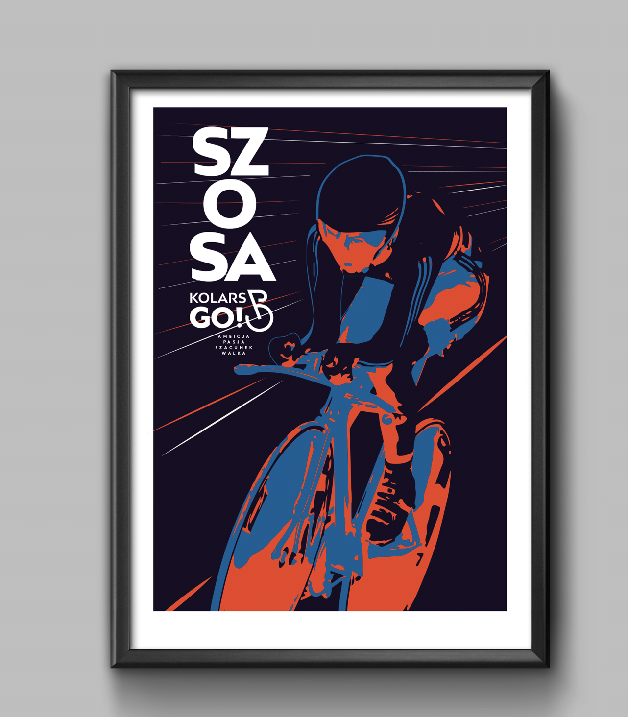 Plakat - Szosa Blue