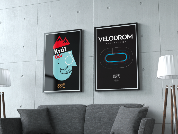 Plakat kolarski - Velodrom. Home of speed