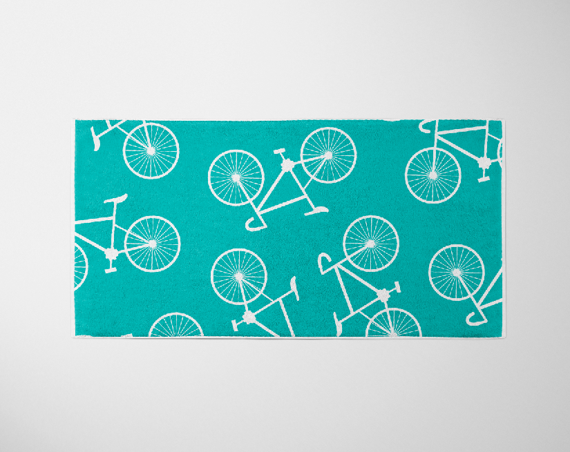 Ręcznik kolarski - celeste rowery